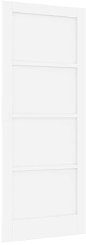 vidaXL Puerta Interior 83 x 202 cm Madera contrachapada Blanco