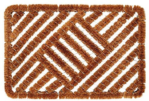 Dehner Fußmatte Drahtgitter, ca. 60 x 40 cm, Kokosfaser
