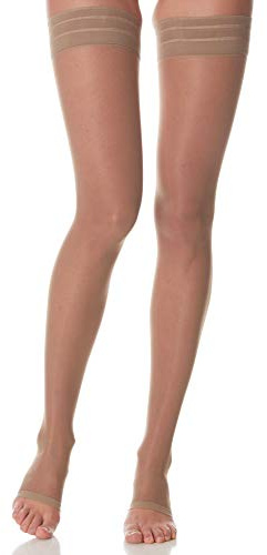 Scudotex Strumpfhose, lang, selbsthaftend, 70 Denier, offene Spitze, Farbe Natur, Größe 1-1 Stück