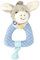 Sterntaler 3302000 Greifling Esel Emmi, Alter: 0-36 Monate, 20 x 10 cm, Hellblau/Grau
