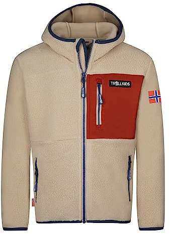 Trollkids Kids Aurlandsfjord Jacket 128, Desert