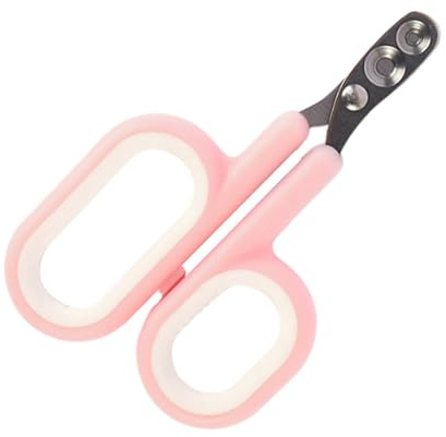 Claw Clippers for Cats, Claw Clippers for Puppies, Pet Claw Scissors for Kittens - Stainless Steel Pet Scissors with Double Round Hole, Small Blind Scissors, Bleeding Inhibiting Nail Trimmer, He