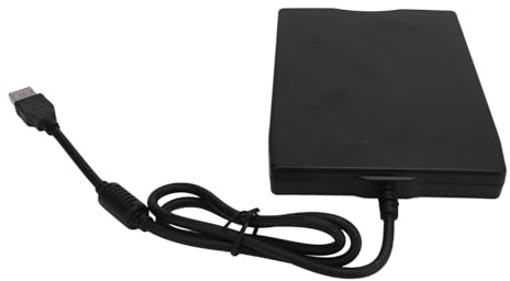 Annadue USB Diskettenleser, 3,5 Zoll Externes USB Diskettenlaufwerk für 98 98SE 2000 ME XP 7 8, Tragbarer Diskettenleser für PC Laptop Desktop