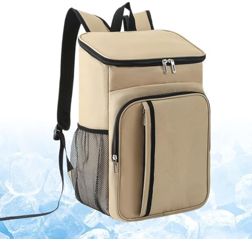 Insulated Lunch Backpack,Leak Proof Thick Insulation Backpack | 18L Large Capacity Insulated Cooler Lunch Backpack, Outdoor Storage Shoulder Bag for Picnics, Gatherings