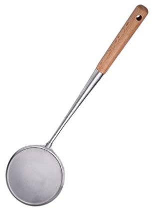 TOPPERFUN 1pieza Cuchara De Acero Inoxidable Freír y Servir Utensilio De Cocina Para Salsas Sopas y Ensaladas Fácil De Limpiar y Apta Para Lavavajillas