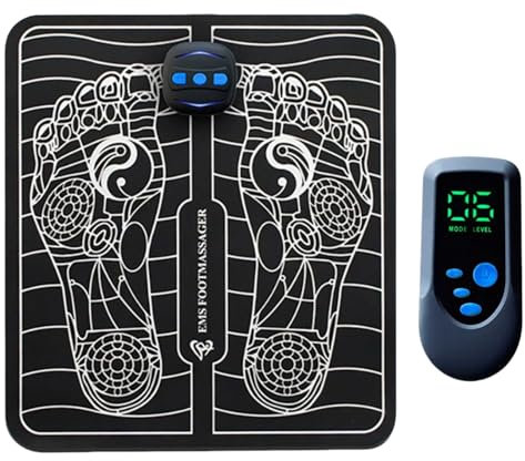 orthoback ORTHOHEAL Heal & Restore - EMS-Fußmassagegerät zur Schmerzlinderung - tragbares und faltbares Gerät zur Förderung der Durchblutung und Linderung von Muskelschmerzen für Zuhause