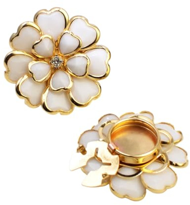 Blomsterformade knappar för kvinnor - dekorativa metallblomformade för gör-det-själv - kvinnors blusknappar och smycken - present till mormor, mor, mor, mor,