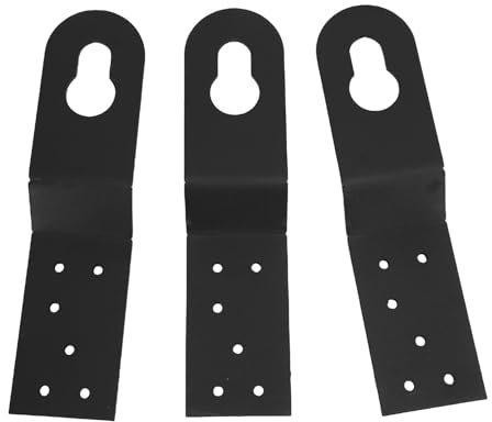 Eminchu Anclaje de Seguridad para Techo de 3 Piezas, Anclaje de Acero de Aleación de Alta Resistencia, Enganche de con Recubrimiento de Polvo Negro para Protección contra Caídas, Ideal para