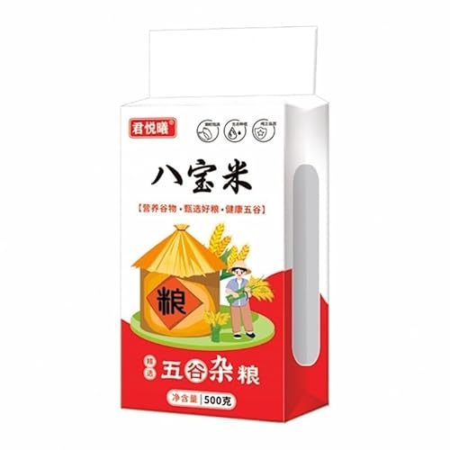 Vakuumversiegelte 8 Sorten Vollkorn, 500 g Porridge-Mischung, schnelles Kochen for Frühstück und tägliche Snacks(2pcs)