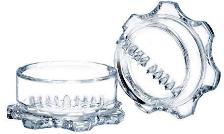 NexTrend Garlic Twister 3rd Gen, clear manual garlic mincer for ginger, herbs and nuts
