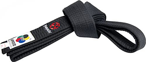 Hayashi Budogürtel (mit WKF-Label) - schwarz, Gr. 300 cm