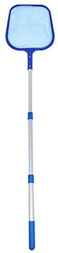 Cabilock 1satz Teleskop Pool Skimmer Netz Professionelles Schwimmbadreinigungsset Mit Aluminiumstange Leicht Und Tragbar Für Mühelose Reinigung Von Blättern Und Schmutz Im Pool