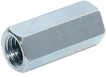 Lot de 5 manchons filetés hexagonaux M6 x 30 en acier inoxydable - Écrous longs hexagonaux - Manchons filetés - Entretoises - Écrous de connexion - Manchons d'écartement