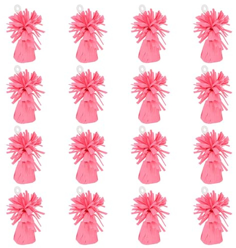 Boland - Peso para globos con lámina metálica, 16 piezas, 160-180 g, pesos para globos, para globos y globos de helio, 10147488-16