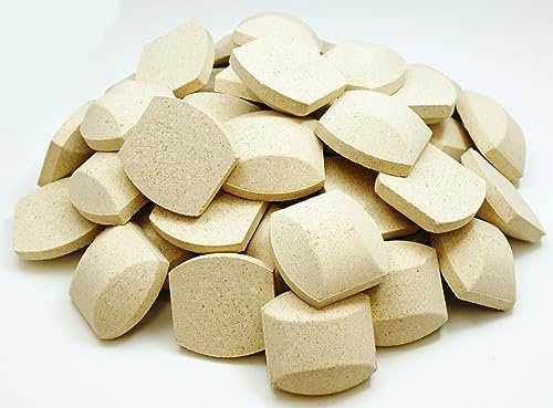 Replacement for Compatible with Gas Grill 50 Pieces Ceramic Briquette Set for Lynx, 41650