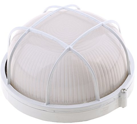 Vapor-Proof Sauna/Steam Room Light/Lamp with Metal Guard Accessory Round