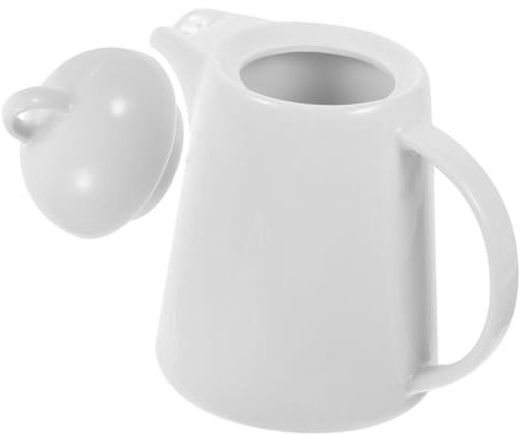 VICASKY Contenitore D'acqua in Ceramica Coperchio Bollitore Per Acqua Fredda e Tè Materiale Ceramico Di Capacità Ampia Resistente All'usura Maniglia Per Sollevamento Facile Beccuccio Allar