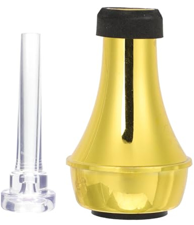 ULTECHNOVO Boquillas Sordinadas para Trompeta Sordina Recta con Trompeta para Practicar Interiores o Espacios Reducidos Material Abs de Repuesto
