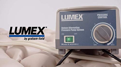 Lumex Deluxe Alternating Pressure Pad & Pump System, 34x78x2.5, 120V, AQ2000