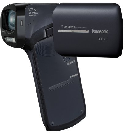 Panasonic HX-DC1EG-H Full HD Mobilkamera (14 Megapixel, 5-fach opt. Zoom, 7,6 cm (3 Zoll) Display) anthrazit