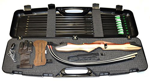 RAGIM Recurvebogen Wildcat Plus Einsteigerset mit Koffer für Rechts- und Linkshandbogenschützen