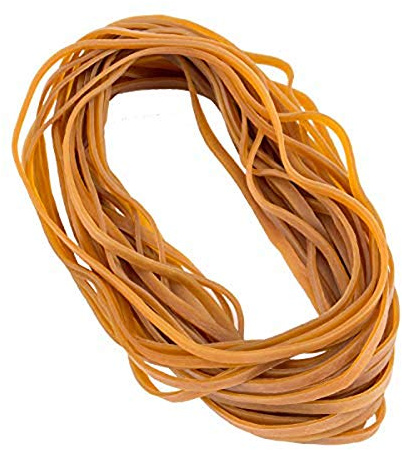 Super Size Rubber Bands - 60 Pcs Large Heavy Duty Latex Rubber Bands, Thick Multi Function Elastic Wrapping Bands Long for Office Outdoor Tie Up Garbage Bag Notebook File Packing Moving