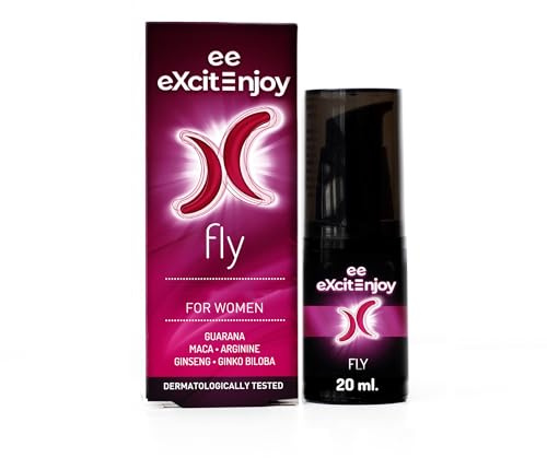 Excite Fly Intimgel für Frauen mit Wärme-Kälte-Effekt und natürlichen Wirkstoffen für sensorisches Wohlbefinden – Sanfte vegane Textur – 20 ml