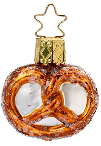 Inge Glas - Christbaumschmuck, Baumschmuck - Mini-Brezel - 4 cm