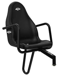 BERG Gokart Soziussitz XL Schwarz | 30kg Belastbar | Bequemer Zusatzsitz für Pedal-Gokart (XL-Gokarts) | Mitfahrgelegenheit | Sicher & Robust