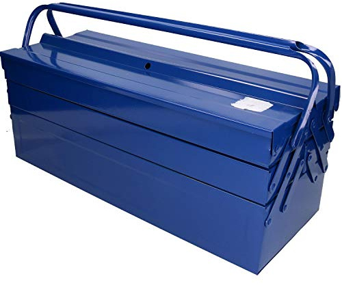 Cantilever Type Metal Tool Box Storage Holder 3 Tier 5 Trays Toolbox Organiser