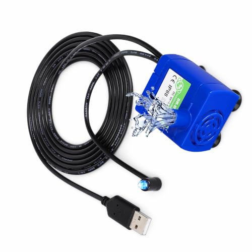 Pompe Submersible Portable dr-dc160 pumpe dc 5v-1,5w Pompe d'aquarium Ultra Silencieuse pour Eau Propre et Sale, Pompe de Remplacement Fontaine pour Animaux de Pompes à eau