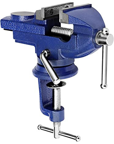 Youyijia Bench Vice 2.5 65mm Vices for Workbench 360 Degrees Swiveling Portable Table Vice Adjustable Mini Table Bench Vice Clamp for Workshop Factory