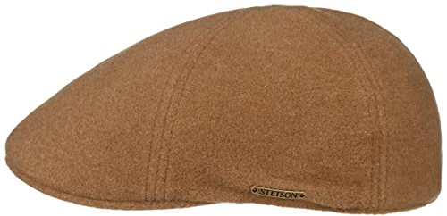 Stetson Texas Wool Gatsby Cap Schirmmütze meliert einfarbig Herren Herbst Winter