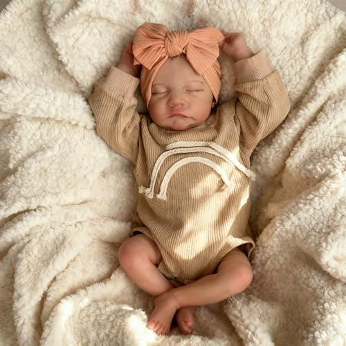 Anano Bambole Reborn Femmine In Silicone Tutto Il Corpo Bagno Bambole Di Silicone Che Sembrano Vere Addormentato Neonato Baby Dolls Occhi Chiusi