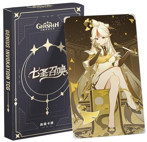 Genshin Tarot Carte Impact, 32 PCS Genius Invocation TCG, Booster Trading, Anime Games Carte