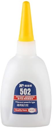502 Super Glue, Instant Quick-Drying Special Glue, Universal Super-Instant Glue, Quick Dry Cyanoacrylate Strong Adhesive, Bond Leather Rubber Metal for Daily Use