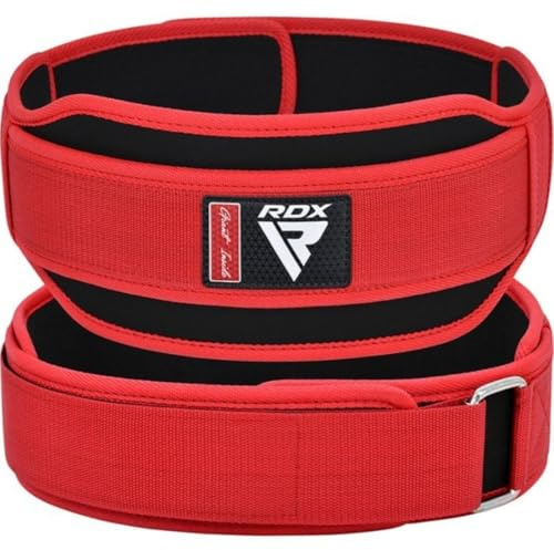 RDX Weight Lifting Double Belt Rx5 Red-L