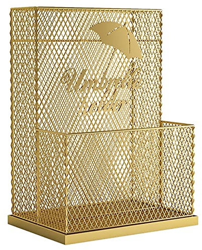HYUFEIAO Umbrella Stands,Hollow-Out Umbrella Stand for Apartment/Hall Entryway/Front Door, Freestanding Metal Umbrellas Rack Support, Walking Sticks Storage Holder/Pink