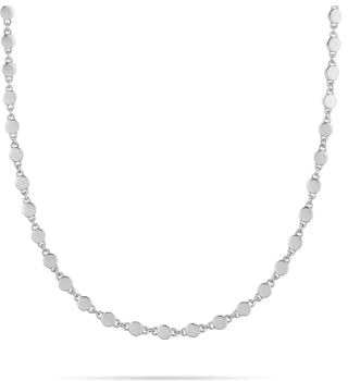JETTE Damen-Kette 925er Silber, recycelt Zirkonia 32028453