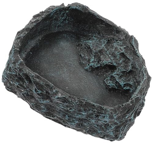 Happyyami Reptilien Wasser Und Futternapf Für Schildkröten Schlangen Und Eidechsen Langlebige Leicht Zu Reinigende Schale Für Kleine Tiere Zur Fütterung Und Wasserversorgung