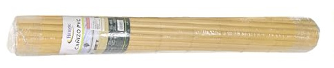 HERSIG - Cañizo Jardin Ocultacion - Cañizo PVC 1 Cara Color Bambú (2x3 m) - Malla Ocultacion Jardin Exterior - Valla PVC Exterior Resistente para Terraza Jardines - Privacidad Balcon