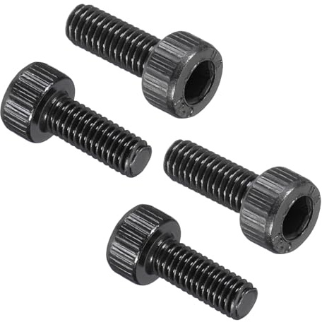 PATIKIL 100 Pcs M3 x 8 mm Hex Socket Head Cap Screws Bolts, 12.9 Grade Carbon Steel Socket Drive Screws, Black Oxide, Full Threads