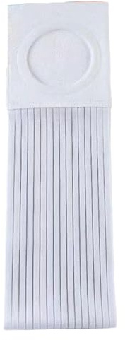 Elastiskt Stomiband, Stomiband för Män, Bråckband för Kvinnor, Diastasbälten, Magstöd för Kvinnor, Stomidiameter 6 Cm(White,S)