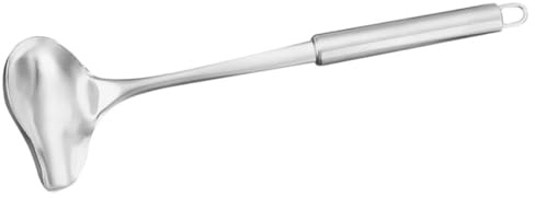 HEANUJJ Louche à Soupe en Acier Inoxydable avec Bec Verseur, Cuillère à Sauce Multifonction, Mini Louche de Service Cuisine, Ustensile Cuisine Solide, Compatible Lave-vaisselle,