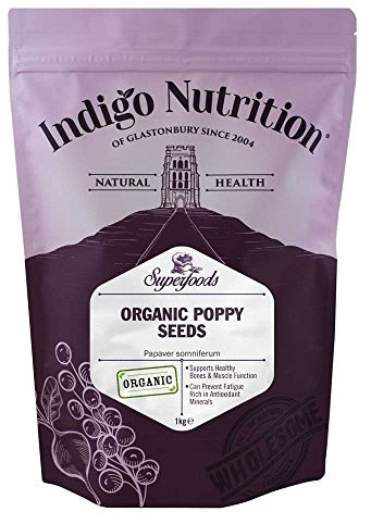 Indigo Herbs Organic Poppy Seeds (Blue) 1kg