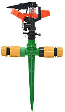 Kit Tubo Flessibile dell'irrinkler pianta Giardino Giardino Annaffiatoio Spruzzatore con Staffa, Spruzzatore Rotante, Sprinkler Rocker Regolabile, Impianto agricolo Impianto Interazione 1 Set