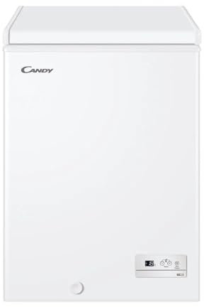 Candy CHAE1002E - Congelatore a pozzetto, statico, 97 Litri, Congelamento 5,5 kg/24h, Classe energetica E, Bianco