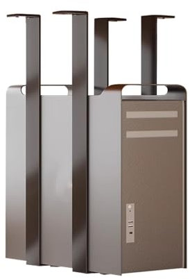 PC Rechner Halterung Für Untertisch, Verstellbare PC Halterung Aus Stahl, Computerhalterung Untertisch, Untertisch Schreibtisch Computer Montage Gehäuse Halter Vertikale Montage Mit 35 Kg Tragfähigke