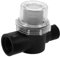 GARVALON Wasserpumpen Siebfilter Inline Wasserfilter Aus Edelstahl PC Wohnmobil Wasserpumpenfilter Ersatz Wasserpumpensieb Nylon Schwarz