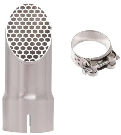 SHYYBD Pot D'échappement Moto pour B&MW S1000RR S1000RR 2019-2020 2021 60,5 Mm Tube Intermédiaire D'échappement, Accessoires Pot échappement
